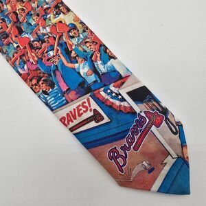 VTG Atlanta Braves Men's Tie 3x58